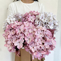 Bunga Hydrangea Buatan 63cm Grosir untuk Dekorasi Rumah dan Rangkaian Pernikahan