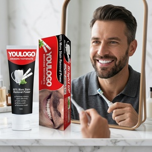 <span class=keywords><strong>Dentifrice</strong></span> <span class=keywords><strong>anti</strong></span>-<span class=keywords><strong>taches</strong></span> pour fumeurs, blanchissant et haleine fraîche, marque privée OEM - Product Image 1