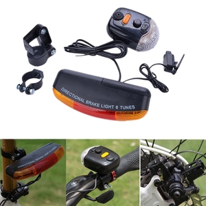 Đèn báo rẽ xe đạp có còi 7 đèn LED Đèn phanh định hướng xe đạp Bộ gắn cố định Đèn hậu xe đạp An toàn trong bóng tối - Product Image 5