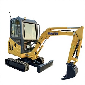 Excavadora de cadenas Komatsu PC20MR 2T usada premium, certificada CE EMC para motor, bomba hidráulica Shimadzu, 1 año de garantía, alta capacidad de excavación - Product Image 1