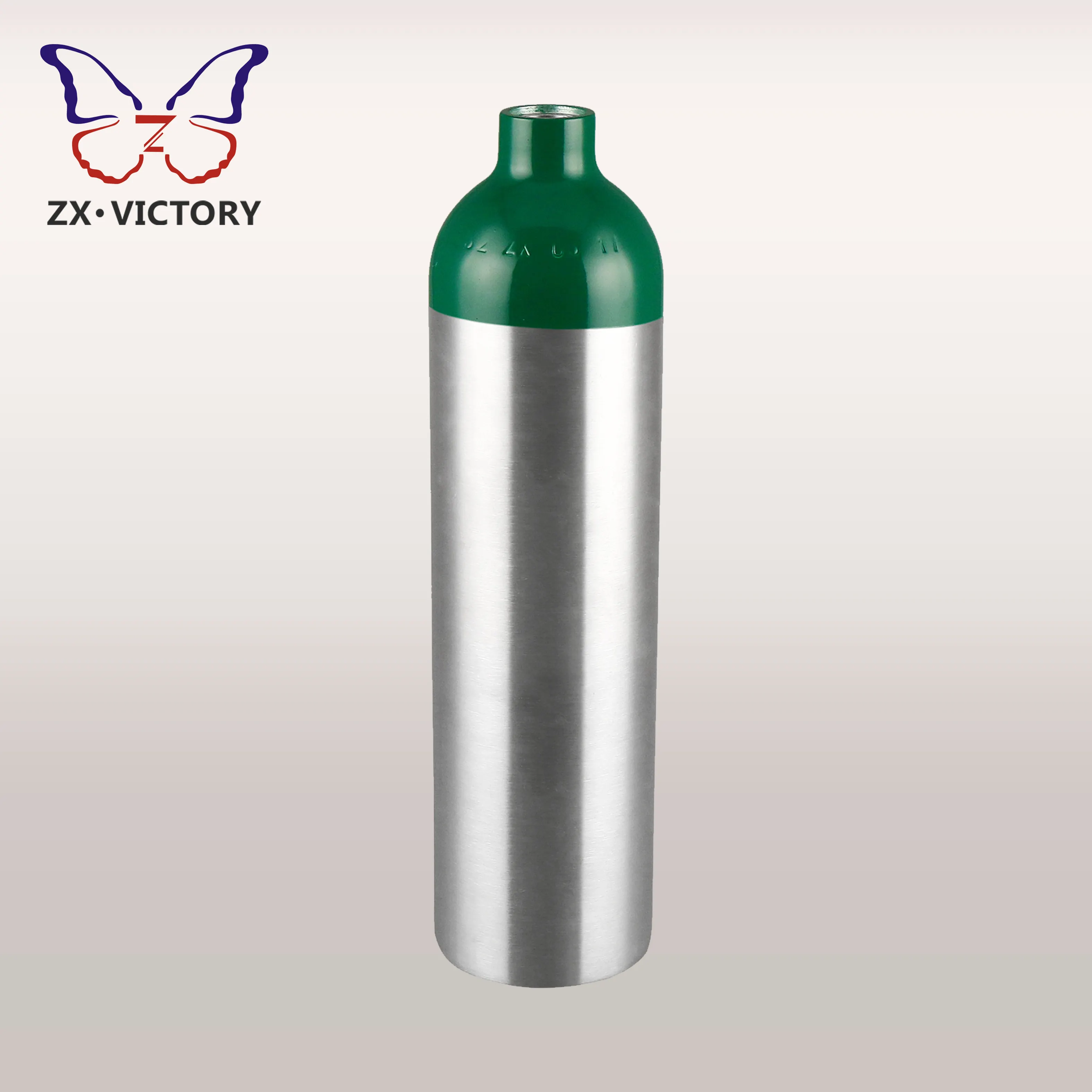 ZX Medical Oxygen Cylinder 1L 2216psi Pressure Tank Bottle DOT Aluminum High Aluminium Gas Regulator High Pressure