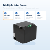 Imprimante thermique de reçus de bureau SPRT SP-POS896 80 mm OEM avec interfaces USB/LAN/RS232 en stock Garantie 1 an