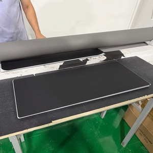 Customizable Large Precise Tracking Tempered Glass Mouse Pad Non Slip PU Base Extended Tempered Glass Desk Mat for Gaming Esport - Product Image 4