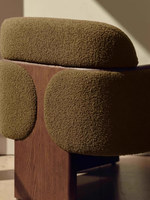 Fauteuil de salon décontracté en velours d'agneau, style Wabi-sabi antique français, pour petit appartement, individuel, personnalisable