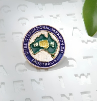 Badge personnalisé en métal émaillé souple ou dur avec logo d'entreprise, d'école ou d'usine chinoise, épinglette de revers pour entreprise