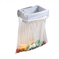 Sacs poubelles en rouleau transparents robustes en PE/EVA gaufré, à fond carré et soufflets latéraux, thermosoudés, 20 unités 20x30, vente en gros