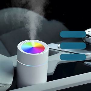 Humidificador Portátil Mini de 300 ml, Carga USB para Auto, Modo de Siete Colores, Apagado Automático y Protección Contra la Ebullición en Seco - Product Image 3