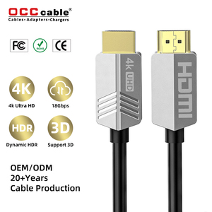 Cable <span class=keywords><strong>HDMI</strong></span> <span class=keywords><strong>4K</strong></span> de Alta Calidad, Compatible con <span class=keywords><strong>4K</strong></span> 60Hz UHD 1080P 2160P <span class=keywords><strong>Ethernet</strong></span> 3D ARC con Conector Chapado en Oro para Monitor, Computadora, PC - Product Image 1