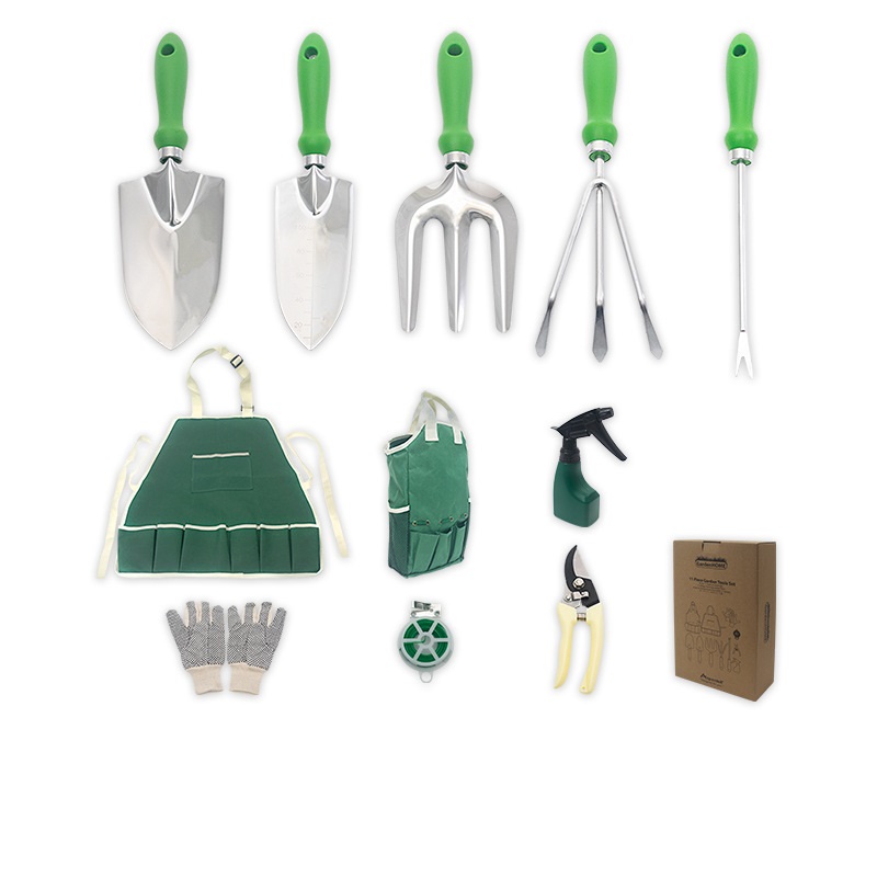 Ensemble d'outils de jardinage de 11 pièces