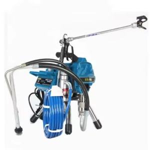 Machine de peinture à moteur haute pression avec pistolet pulvérisateur à pompe à piston pour revêtements ignifuges muraux et de toiture - Product Image 4