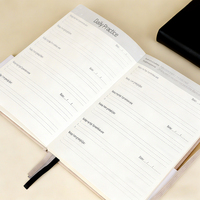 Journal de gratitude et de prière pour couple, couverture en cuir A5, impression personnalisée, logo personnalisé, journaux pour gaufrage, 2026
