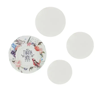 Badges nominatifs ronds modernes en MDF personnalisables par sublimation, 3/4/5/6 pouces, pour badge d'identification de serveur