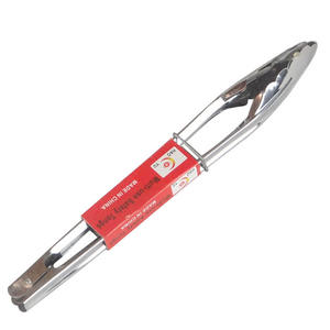 Pinces de barbecue en acier inoxydable de 12 pouces, résistantes à la chaleur, outil de retournement durable pour la cuisson sur grillades en extérieur - Product Image 2