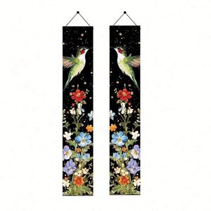 Bandera Personalizada para Puerta, de Tela de Poliéster Tejida de Alta Calidad, con Impresión por Sublimación, Decoraciones para Puerta, Precio Económico al por Mayor - Product Image 2