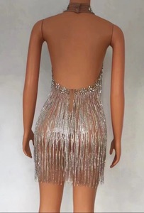 Abito da ballo da donna con cantante scintillante per feste di compleanno per spettacoli teatrali - Product Image 3