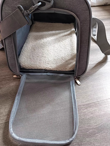 Hãng hàng không được phê duyệt tùy chỉnh màu sắc logo có thể gập lại xách tay mềm <span class=keywords><strong>Pet</strong></span> tàu sân bay Dog Cat Túi du lịch 17*11*11in/16*10 * 10in royaumann - Product Image 6