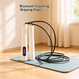<span class=keywords><strong>Corde</strong></span> à <span class=keywords><strong>sauter</strong></span> intelligente rechargeable avec compteur intelligent pour adultes et étudiants, longueur 2,8 m, entraînement de fitness professionnel - Product Image 2