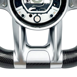 Volant de direction de voiture en carbone noir personnalisé pour <span class=keywords><strong>Mercedes</strong></span> Benz <span class=keywords><strong>AMG</strong></span> GT Gle <span class=keywords><strong>53</strong></span> Cls W218 Glc 300e <span class=keywords><strong>2021</strong></span> - Product Image 4