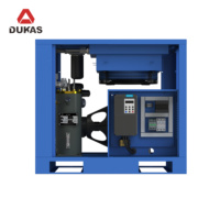 Compresseur d'air portable 7.5 kW PM VSD avec système de contrôle intelligent AC Power et lubrifiant pour la construction refroidi par air