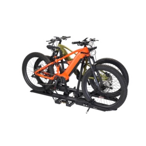 Portabici da Gancio Traino Rinforzato per 2 <span class=keywords><strong>Bici</strong></span> Elettriche, Capacità 136 kg, Compatibile con Ricevitore da 2 Pollici, Compatibile con Pneumatici Larghi - Product Image 3