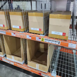 Gudang palet rak baja tergalvanis jala kawat pembagi rak penyimpanan dengan harga yang baik - Product Image 1