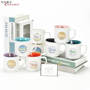 Tazas de Cerámica Personalizadas al por Mayor para el Día de la Madre y el Día <span class=keywords><strong>del</strong></span> <span class=keywords><strong>Padre</strong></span>, para Agua, Café o Té, en Varias Formas y Diseños para el Día de los Padres - Product Image 3