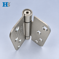Charnière de porte coupe-feu homologuée UL, charnière à ressort de 4 pouces, charnière à angle arrondi de 5/8, charnière à fermeture automatique en acier inoxydable 304 pour porte d'entrée