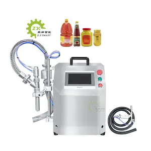 G1WTH Pneumatic Filling Machine for Cream Jam and Paste Filling with Heating and Stirring Hopper