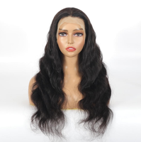 Perruques en cheveux humains vierges 100% naturels, qualité 10A, brésiliennes, ondulées, avec dentelle frontale, 13*4, vente en gros