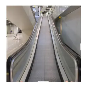 6 Degree Indoor Outdoor Moving Walkway 0.5m/s AC Drive Flat Escalator In Airport