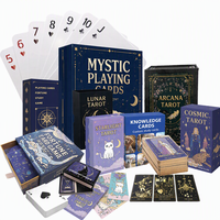 Impression de cartes en papier personnalisées en gros, jeux de cartes/tarot/oracle, coffrets cadeaux