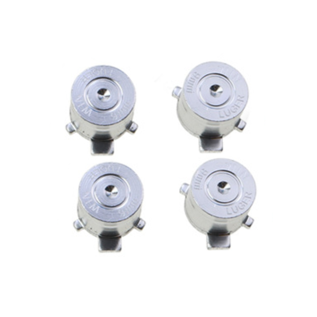 Buttons a B X Y Bullet Replacement Button for PS5 Controller Metal Bullet ABXY Buttons Mod Kit