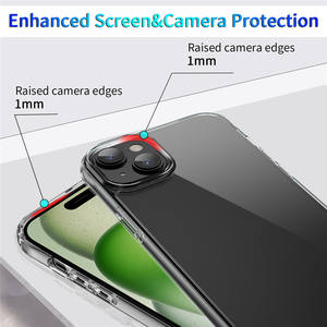 <span class=keywords><strong>Coque</strong></span> de téléphone en TPU transparente renforcée à quatre coins pour <span class=keywords><strong>iPhone</strong></span> 16 15 Pro 14 13 12 <span class=keywords><strong>11</strong></span> Pro Max - Product Image 6