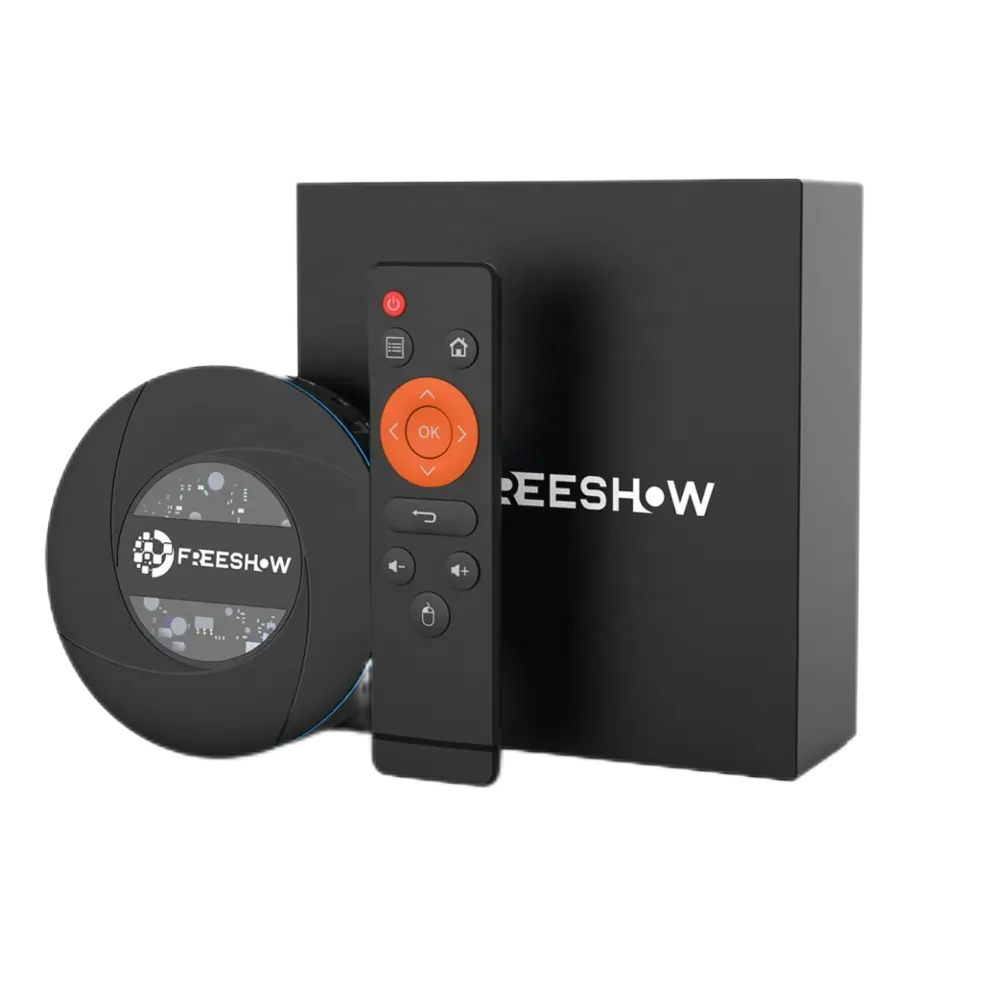 Free Show 4k 5G Set-Top-Box 2024 Full Hd Video Firmware-Update Fernsehtasche Großhandel kaufen vollständig geladen Android TV-Box 24h Versand