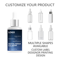 Sérum Crème Contour des Yeux Réparateur et Revitalisant à l'Arbutine, Vente en Gros Direct Usine, pour Éclaircir les Zones Ternes et Hydrater en Profondeur