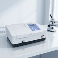 Spectrophotomètre UV-Vis à faisceau unique BRT-1200UV, courbe standard à 9 points, 200-1000 nm, photomètre d'analyse quantitative de laboratoire