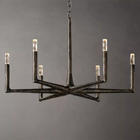 Lustre Rond Thaddeus RHOEM pour Villa, Salon, Escalier – Éclairage Décoratif pour la Maison