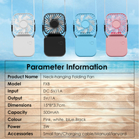 Petit ventilateur ventilateur de refroidissement silencieux Rechargeable personnel ventilateur à main refroidisseur d'air Gadgets de voyage Cool Electronics pour bébé cadeaux
