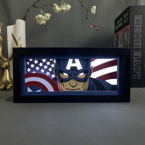 ขายส่งโคมไฟแกะสลักกระดาษ 3 มิติลายการ์ตูนสไปเดอร์แมน ดราก้อนบอล <span class=keywords><strong>Z</strong></span> โกคู วันพีซ เอส 220 แบบ มีไฟ LED กล่องไฟอนิเมะ มีสินค้าในสต็อก - Product Image 2