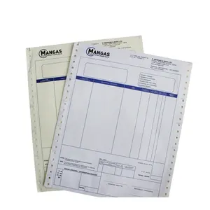 High quality and low price 1-6 ply available carbonless continuous computer paper for office