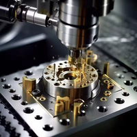 Pièces sur mesure en acier inoxydable et alliage d'aluminium usinées CNC 5 axes de précision - Usinage par brochage, tournage et fraisage CNC avec électroérosion à fil