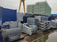 Échafaudage en alliage d'aluminium Waco, directement de l'usine, ensemble complet personnalisé, plateforme mobile double largeur pour la décoration de bâtiments