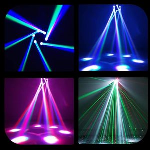 Projecteur de scène LED à 6 bras avec télécommande/contrôle DMX, stroboscope activé par le son pour <span class=keywords><strong>DJ</strong></span>/fêtes/festivals - Product Image 5