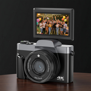 64mp giá rẻ Wifi live streaming HD <span class=keywords><strong>CCD</strong></span> Video <span class=keywords><strong>Camera</strong></span> với thẻ SD DSLR máy ảnh giá thấp 4k cổ điển máy ảnh kỹ thuật số cho trẻ em - Product Image 1