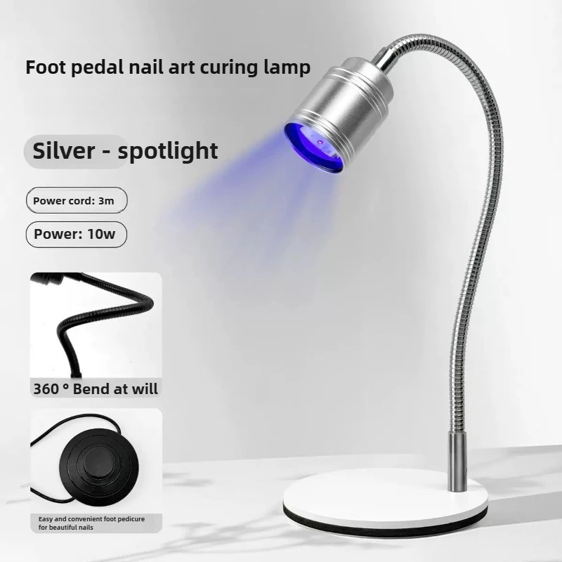 Argent + interrupteur au pied