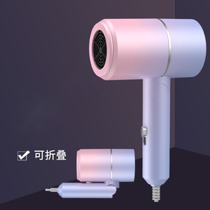 Asciugacapelli elettrico caldo pieghevole manico liscio caldo vento freddo Mini asciugacapelli per uso di elettrodomestici strumenti per la cura personale - Product Image 6