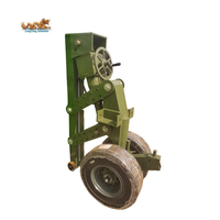 Ascenseur de conteneur d'expédition avec roues Module de pneu pneumatique solide lourd Mobile Conteneur d'expédition Roulettes de support d'angle