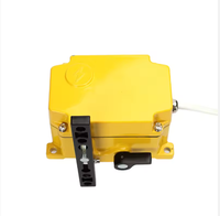 Interrupteur à corde bidirectionnel carré non intelligent WENZHOUMITIAN MT-LMQ-LL, indice de protection IP65, 5A 36V-230V, en alliage d'aluminium, pour convoyeur électrique