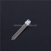 Juhong Super Flux RGB LED eau claire adressable 4-Pin Dip 5mm Flat Top avec échantillon gratuit