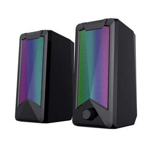 Altavoz con cable USB para juegos de PC RGB 2.0, creativo y novedoso, con luz LED, reproductor portátil, carcasa de plástico - Product Image 3